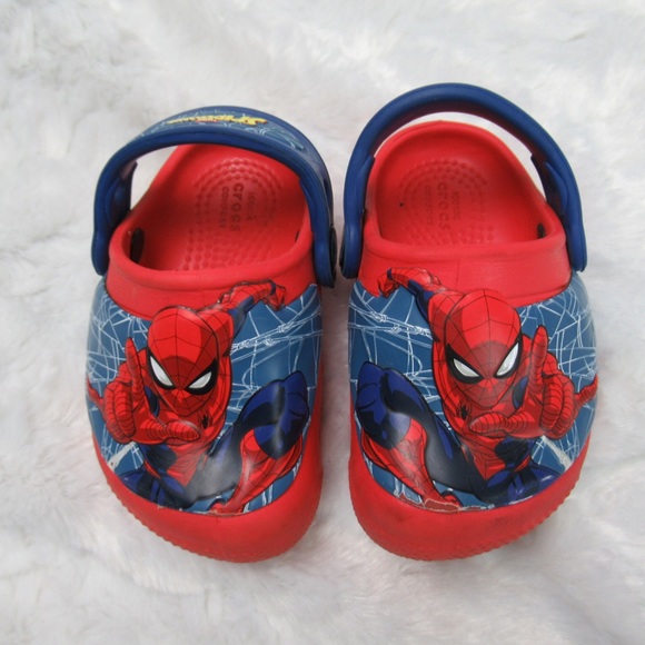 Crocs x Marvel Red Spider-Man Crocs Toddler Size 4 - Picture 3 of 11